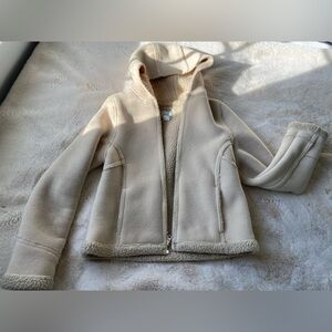 Tan Sherpa Fleece Pullover